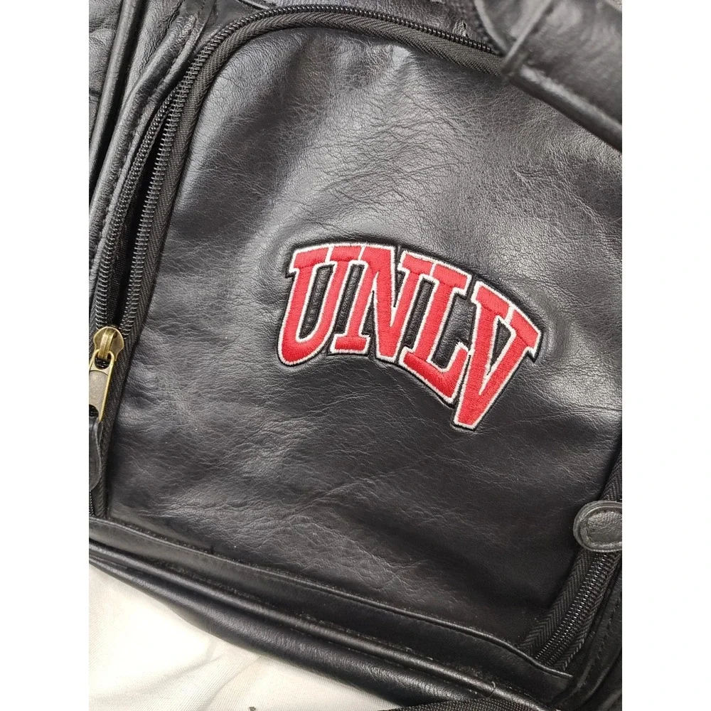 UNLV Mercury Luggage Black Briefcase Embroidered Logo Multi Pocket Portfolio Bag